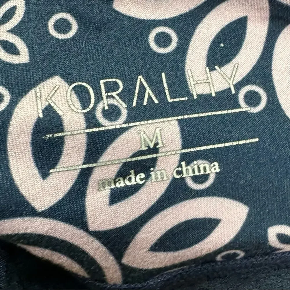 Koralhy 20 in. Golf Athletic Skort with Pockets Navy Pink Size Medium